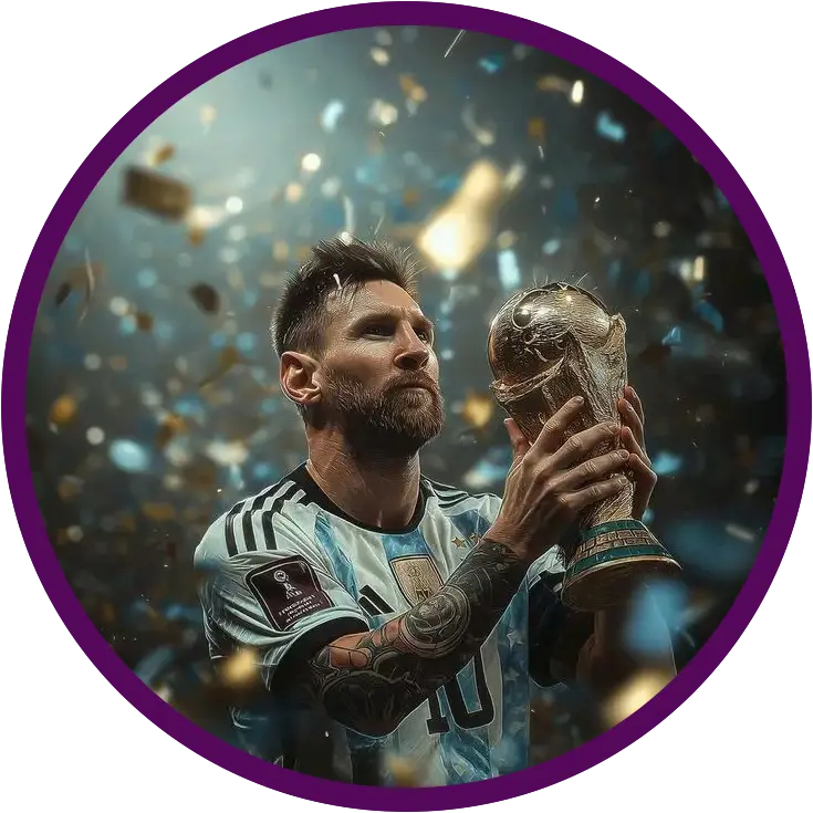 Famous footballers from past eras on IPTV screen